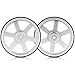 2PCS Metal Robot Wheel, Replacement, Neoprene Tire Tread, Great Traction for Industrial Robot Parts