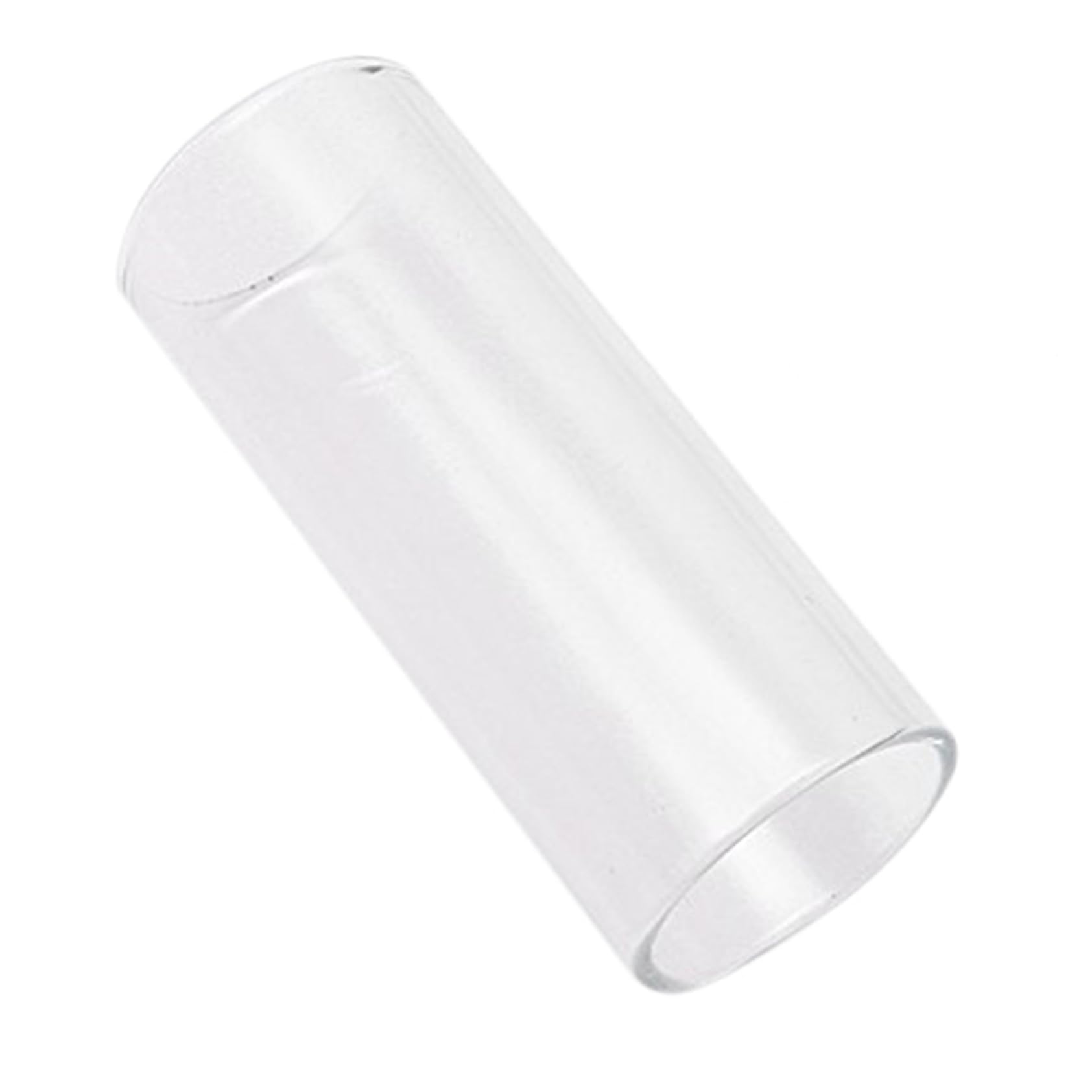 Veemoon Medium Bottle Neck Glass Guitar Slide Standard Size for Acoustic Guitars Slide