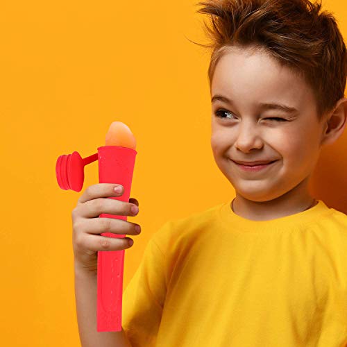 2020 New Silicone Ice Pop Molds set of 8, Durable Reusable Ice Cream Maker Molds Multicolored Popsicle Molds with Attached Lids bigger size