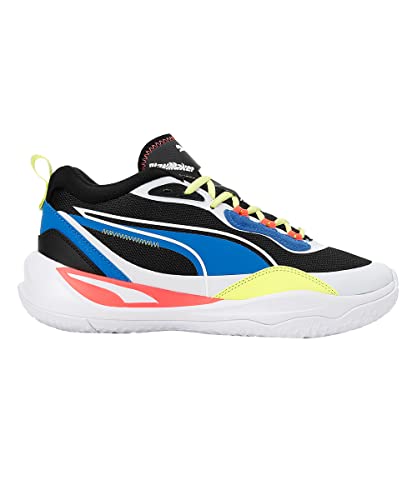 Image of Puma Playmaker Textile Mid Boot Lace Up Mens Casual Shoes