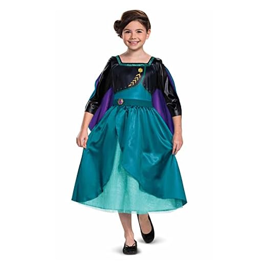 Disney Oficial - Disfraz Frozen Anna Niña, Disfraz Ana Frozen Niña, Disfraz Anna Frozen Niña, Vestido Anna Frozen Niña, Frozen Anna Vestido Niña, Disfraz Carnaval Niña Talla XS