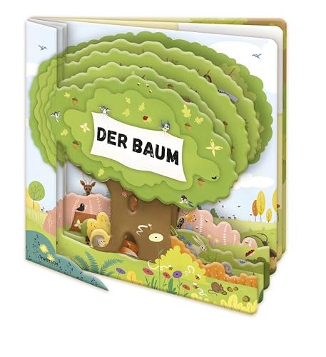 TRÖTSCH - Entdeckerbuch 'Der Baum' | Kinderbuch über den faszinierenden Lebensraum Baum mit Gucklöchern. Bilderbuch mit detailreichen Illustrationen ... Beschäftigungsbuch Spielbuch (Erstes Wissen)
