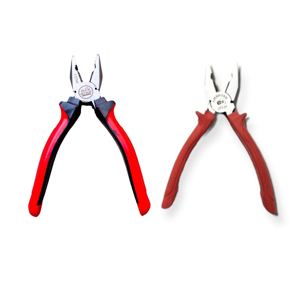 Sky Blue Combination Hand Tool's Multipurpose Professional Home & Office Used Tool's Kit (2 Piece) SBE549