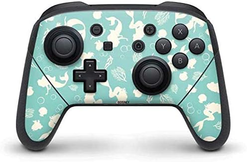 Skinit Decal Gaming Skin Compatible with Nintendo Switch Pro Controller - Officially Licensed Disney The Little Mermaid Ariel Part of Your World Design