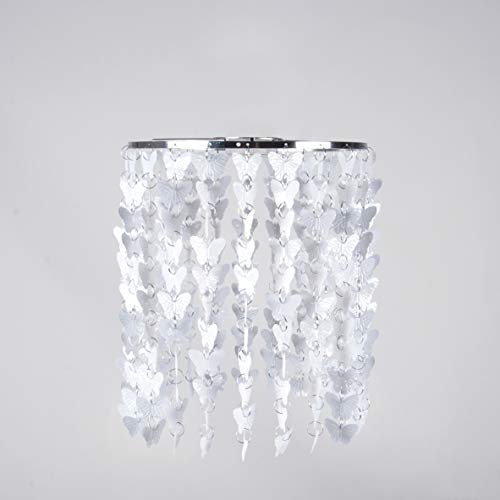 Tadpoles Lshbf010 White Butterfly Lamp Shade, One-Size #TOP12
