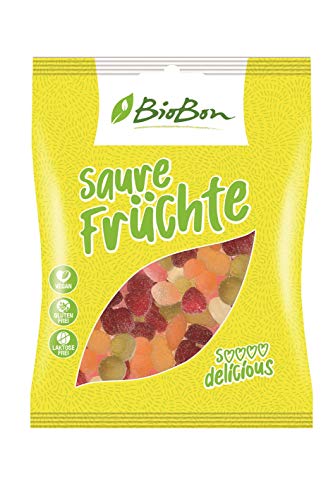Biobon Bio-Fruchtgummis Saure Früchte 10x100g Beutel Cover