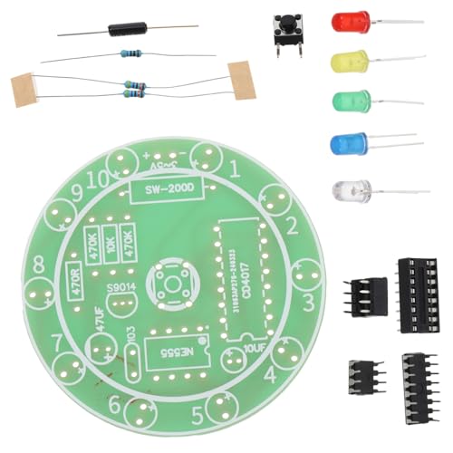 SUPVOX Kit de Práctica de Soldadura Electrónica para Principiantes con Placa de para Adultos Herramienta para Aprendizaje y Proyectos DIY