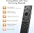 Solar Voice Remote Replacement for Samsung TV, BN59-01385A Rechargeable Smart TV Remote Control with USB-C Charging, Compatible with Samsung The Frame, Neo QLED, QLED, Crystal UHD 4K 8K TVs