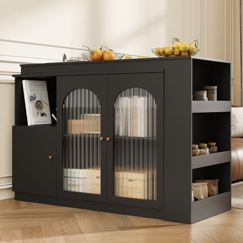 Lcoho Um 360° drehbarer Bartisch (Hauptkörper 120 x 40 x 97...