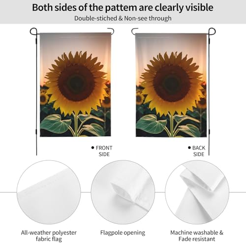Drapeaux de jardin double face résistants aux intempéries et rayons UV - 3