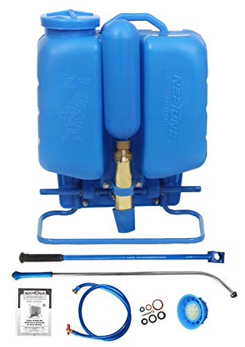 Image of NEPTUNE SIMPLIFY FARMING Knapsack Hand Operated Garden Hitech Sprayer Gold-41 (Blue, 16 Liter)