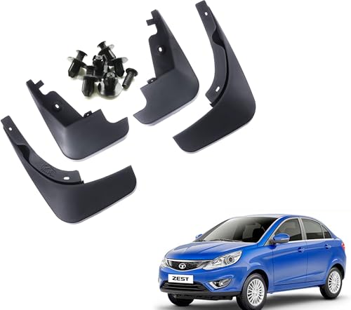 Image of WolkomHome Mud Flap Compatible with Zest - Durable Splash Guards for Car Exterior Protection