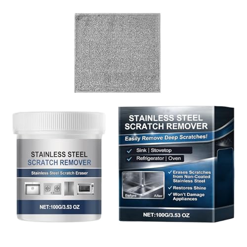 Kit Removedor de Rayones para Acero Inoxidable 100g miniatura 1
