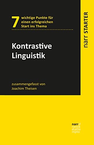 Kontrastive Linguistik (narr STARTER) (German Edition)