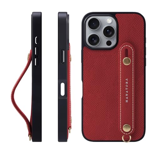 HANATORA for iPhone 16ProMax P[X {v ϏՌ wʃxg X}zP[X X}z X^h@\ lbN Xgbv t G{XU[ Mtg }OlbgȂ bh NGH-16ProMax-Red
