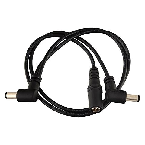 Mooer PDC-2A Power Extension Lead for 2 Pedals PDC2A,Black Cover