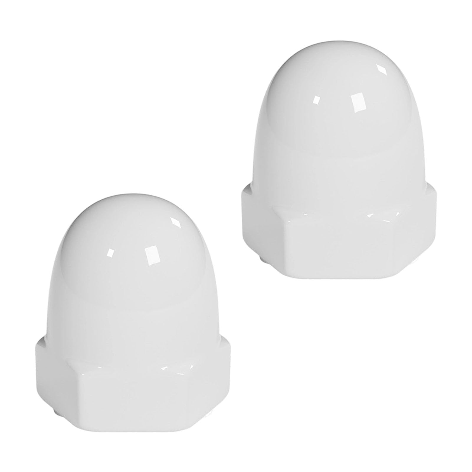 Msioytog Of Round Bathroom Hardware Covers Ceramic Seals Hide Toilet Mounting Bolts Easy Installation Bathroom Aesthetics Upgrade