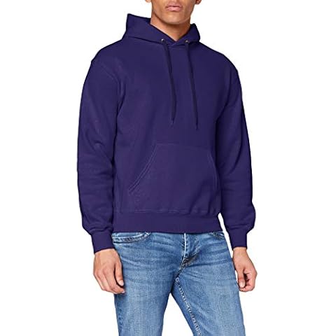 Fruit of the Loom Sweat-shirt à capuche Violet Cover