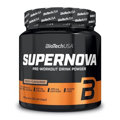 BioTechUSA Supernova Suikervrije Pre-Workout Perzik