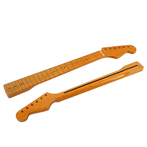 Musical Instrument,TwoCC Maple Guitar 21 Fret Neck Replacement Guitar Neck for St Electric Guitar