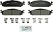 BOSCH BP1376 QuietCast Premium Semi-Metallic Disc Brake Pad Set - Compatible With Select Ford Explorer, Flex, Taurus; Lincoln MKS, MKT; FRONT