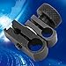 Tungsten Steel Dial Test Indicator Clamp with 3 Sizes for Precision Measurement Tools - Heavy Duty Adjustable Mounting Bracket for Dial Indicators