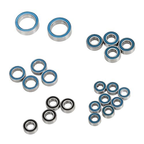 Alomejor Rodamientos de Bolas de Acero Inoxidable para Coches RC 1/18, Kit de Repuestos de Alta Precisión para Modelos 4M y Crawler, Compatible con Piezas de Reparación de Vehículos Radioco - imagen 2
