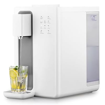 CO-Z Countertop Reverse Osmosis Water Filter, 4-Stage RO Water Filtration System, Portable Water Purifier Dispenser with 3 Preset Volume Options, 3:1 Pure to Drain, NSF/ANSI 58, No Installation