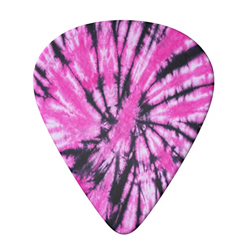 FUCVNPZ Lot de 6 médiators en celluloïd, rose et noir, pour guitares acoustiques, électriques, basses ou ukulélé - Les Beatles, Paul McCartney, John Lennon, RIngo Starr, George Harrison FUCVNPZ Lot de 6 médiators en celluloïd, rose et noir, pour guitares acoustiques, électriques, basses ou ukulélé – Image 4