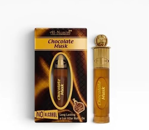 Chocolate Musk Attar Roll-On, No Alcohol, Long Lasting, 6ml