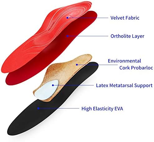 Flat Feet Insoles Orthotic Arch Support Inserts Orthopedic Shoes S