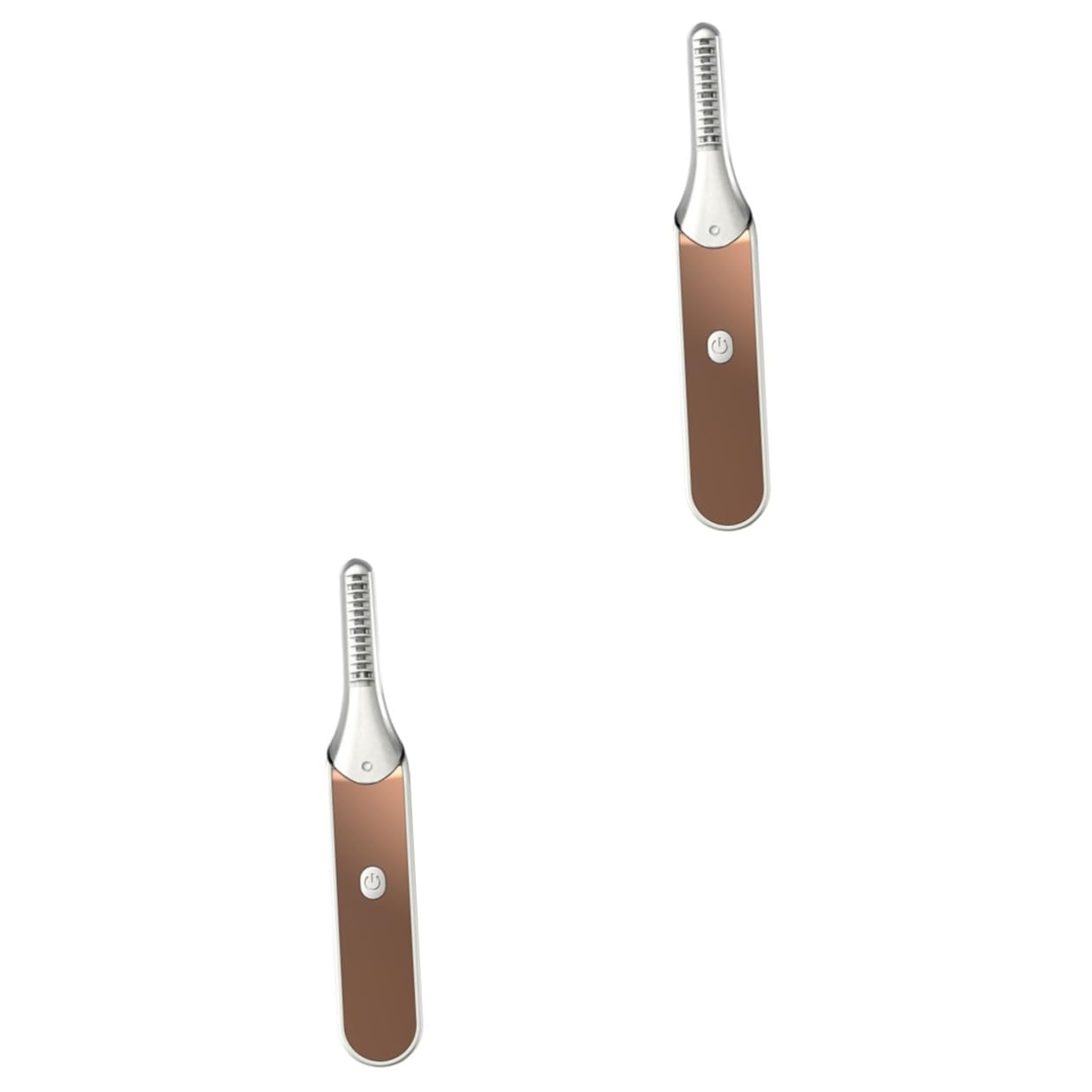 DOITOOL 2piezas Rizador De Pestañas Eléctrico Calentado Curler Portátil Para Mujeres Herramienta De Maquillaje De Rápido Calentamiento Diseño Ligero y De Usar