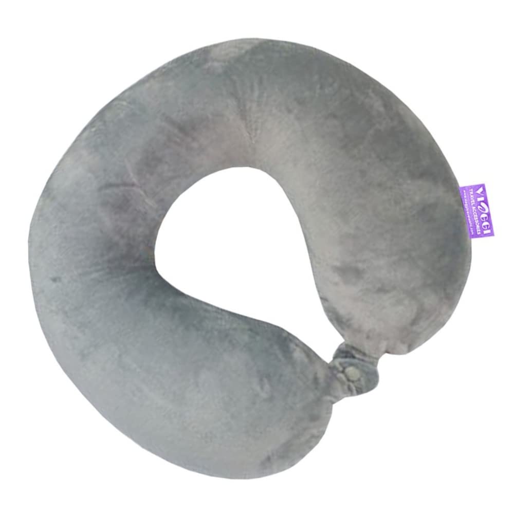 Viaggi Grey Memory Foam travel neck pillow 2