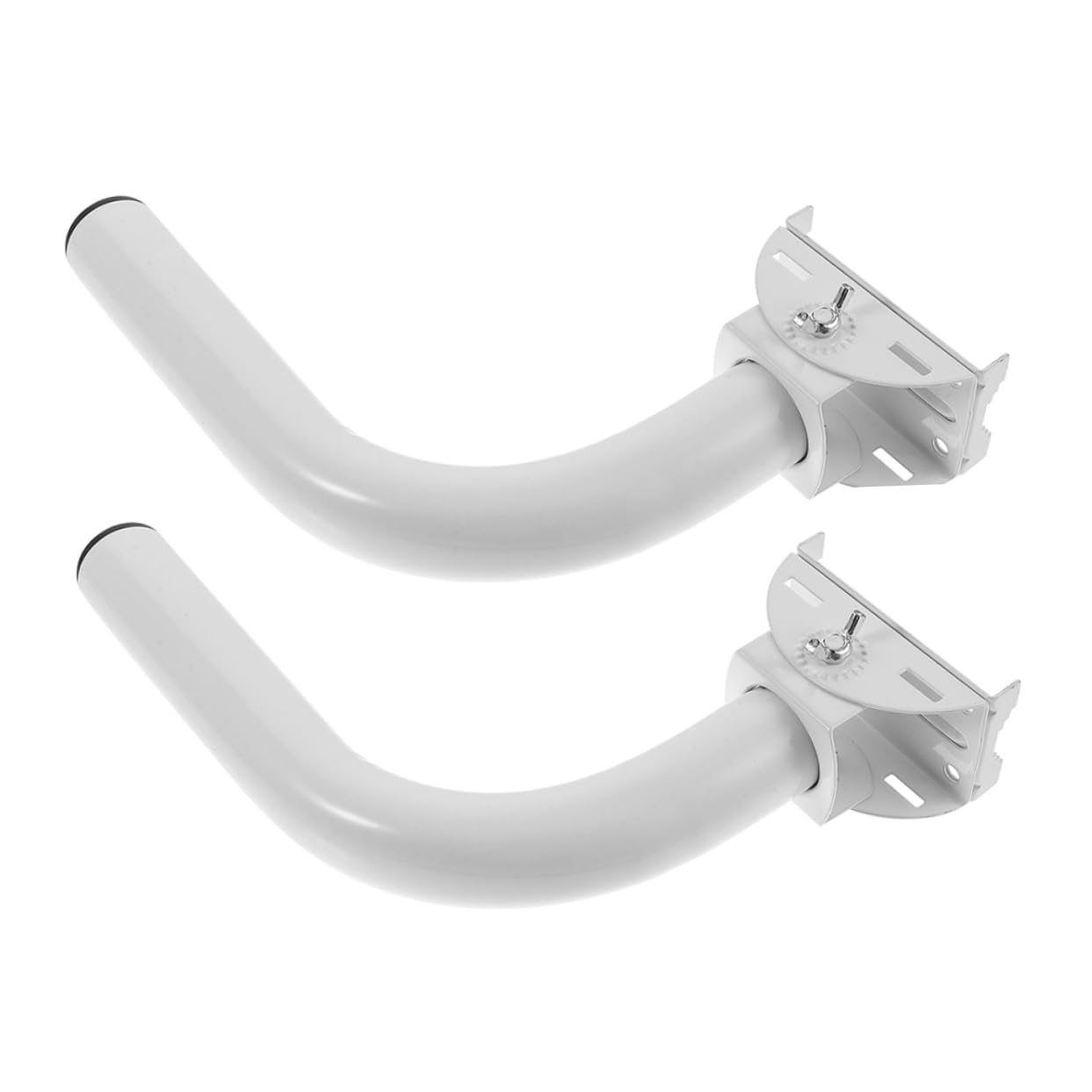 Alipis Support de Fixation Antenne Extérieur en Acier Inoxydable 2pcs pour Installation Facile de Points D'accès et Ponts Réseau en Extérieur ou Grenier