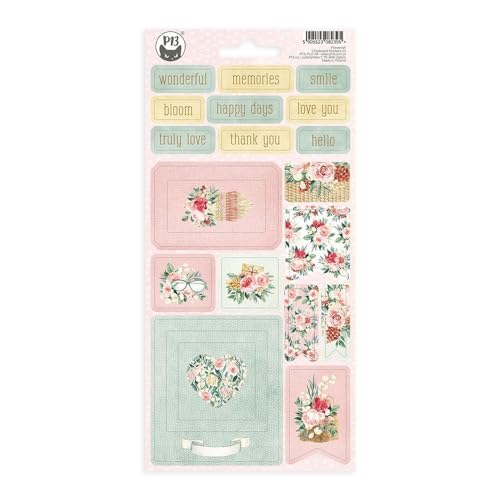 Flowerish Chipboard Stickers 4.1