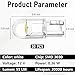 30 PCS Car 194 LED Bulbs, 168 2825 W5W T10 Wedge COB LED Replacement Bulb, 6000K License Plate Light Bulb, Error Free Interior Bulb for Dashboard Light, Dome Lights,License Plate Lights (White)