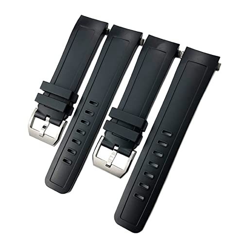 Correa de reloj de goma de flúor de 22 mm suave para la colección masculina IWC AQUATIMER 5