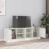 Espace de rangement fonctionnel Avec 2 étagères ouvertes et 1 compartiment fermé à porte, ce meuble TV offre un espace organisé pour magazines, télécommandes et accessoires, facilitant l’ordre dans votre salon ou chambre.