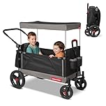 Radio Flyer Trav-ler Stroll N Wagon, Fabric, Black