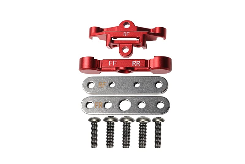 Aluminum Front Chassis Brace For Traxxas MAXX & Slash 6S – Red, CNC Machined 6061-T6 Upgrade Part