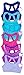 Just Love Girls Bras (Pack of 6), Assorted, GB-6P-37005, Group 3, Medium / 34A