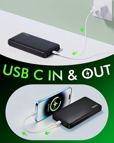 Miady 2-Pack Portable Charger PD 22.5W Power Bank 20000mAh Battery Pack - Image 5