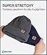 CAOZITOU Mütze Herren Damen Winter, Merino Warme Wintermütze Thermo Beanie Strickmütze Weiche Bequem für Outdoor Fahren Ski (DE/NL/SE/PL, Alphanumerisch, Einheitsgröße, Dunkelgrau 02)