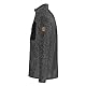 FORSBERG weiche und warme Strickjacke mit aufgesetzter Brusttasche und Seitentaschen, Farbe:dunkelgrau, Größe:XL