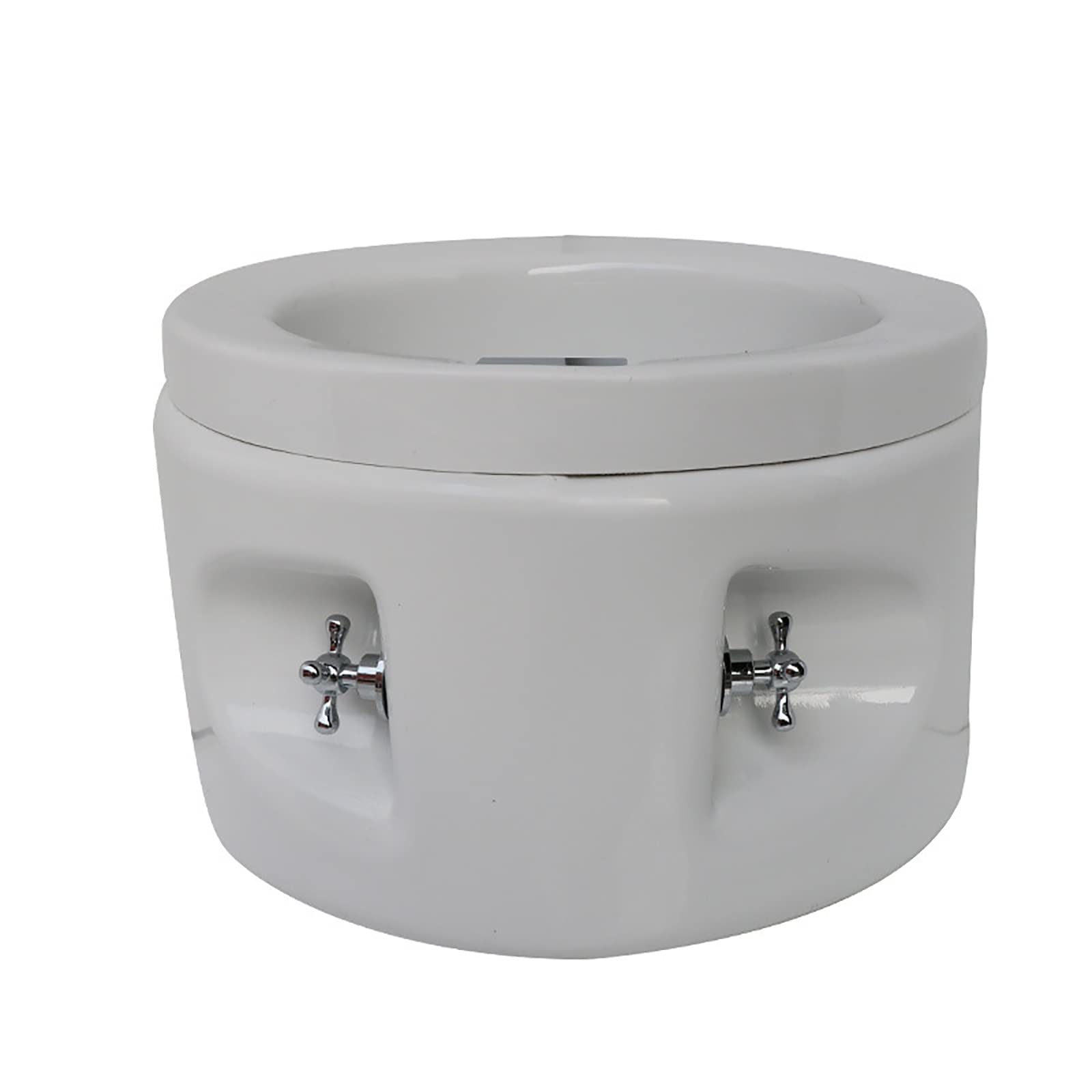 WYOERN Round Footbath Acrylic Massage Footbath Hot and Cold Adjustment Foot Massager Spa with Heat and Massage Pedicure Sink Salon Spa Foot Bath Pedicure Footbath Barrel (Size : Bath)