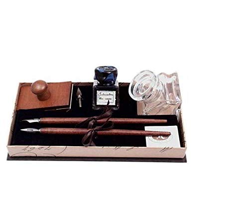 Calligrafia set calligrafico con calamaio +