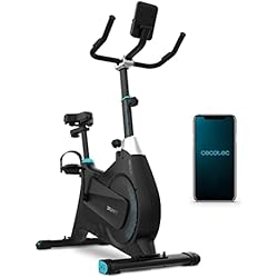 Bicicleta Estatica Con Ruedas Cecotec Bicicleta Estática Indoor DrumFit Indoor 4000 Magno Connected. Resistencia Magnética, Conectividad Bluetooth, Sillín y Manillar Ajustables, Pantalla LCD, Soporte para Tablet, Ruedas