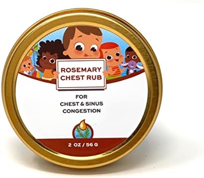 Punkin Butt Baby Chest Rub with Rosemary | All Natural with Organic Chamomile and Mullein Safe for Infants | 2 oz