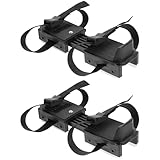 Mikinona Verstellbare Eislaufschuhe für Kleinkinder mit Doppel kufen Strapazierfähiges rutschfeste Anfänger hilfsschuhe zum Sicheren Eislaufen für Jungen und Mädchen