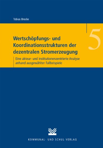 Wertschöpfungs- und Koordinationsstrukturen der dezentralen Stromerzeugung: Eine akteur- und institutionenzentrierte Analyse anhand ausgewählter ... und Praxis der Kommunalverwaltung)